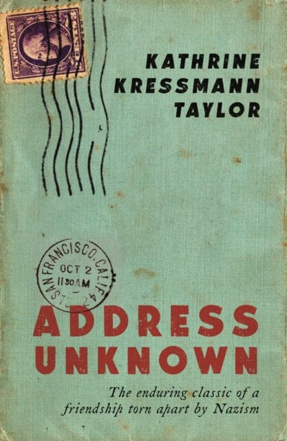 Address Unknown by Kathrine Kressmann Taylor Cheap